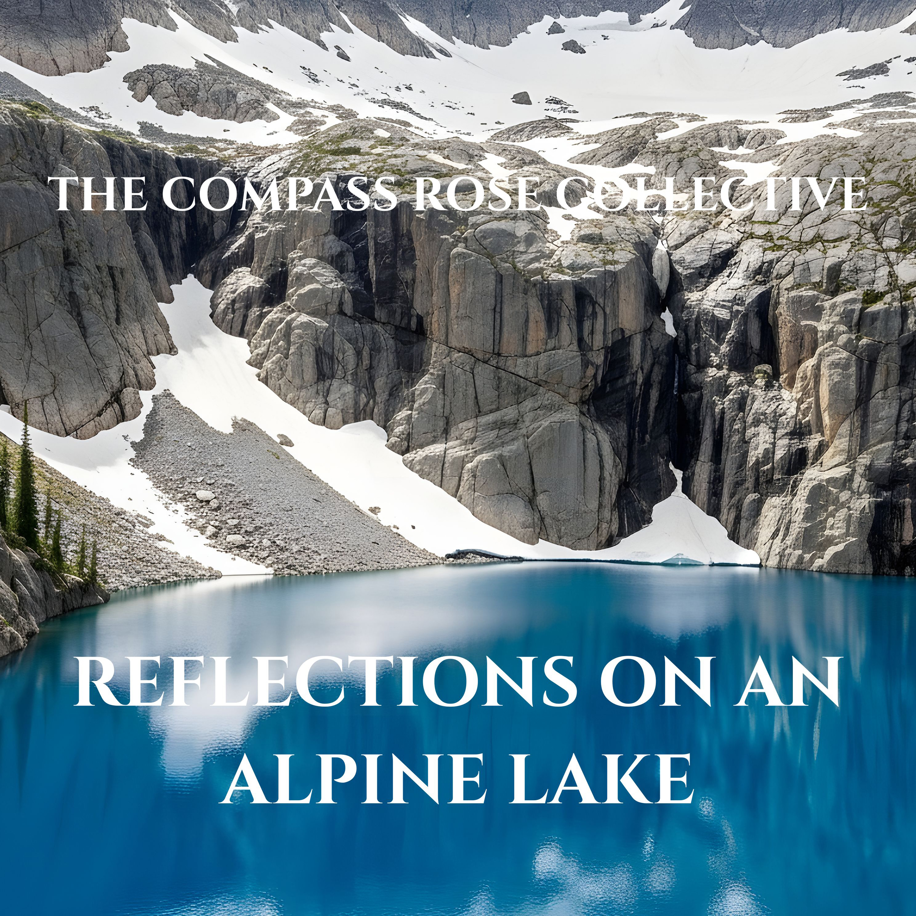 Cover art for 'Reflections on an Alpine Lake' by The Compass Rose Collective